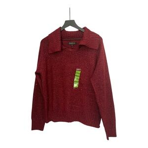 NWT Joseph A. Sweater in Cabernet